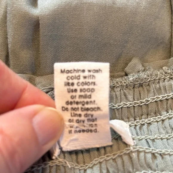 Japna Green Jumpsuit with Lace Trim Size Medium - Picture 8 of 13